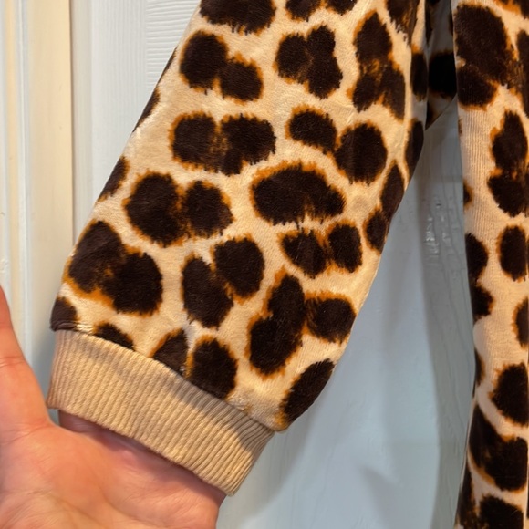 Marc by Marc Jacobs Leopard Velour Sweatshirt Top S - Picture 5 of 7